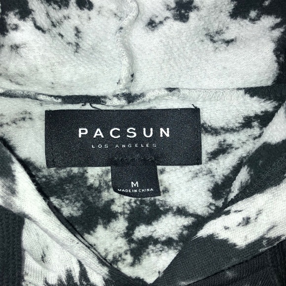 PacSun Black Matter Washed Pullover Hoodie - Picture 5 of 8